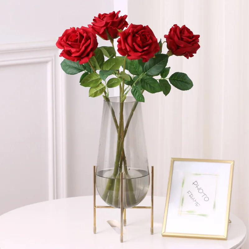 Real Touch Artificial Rose: Perfect Gift for Love 💕