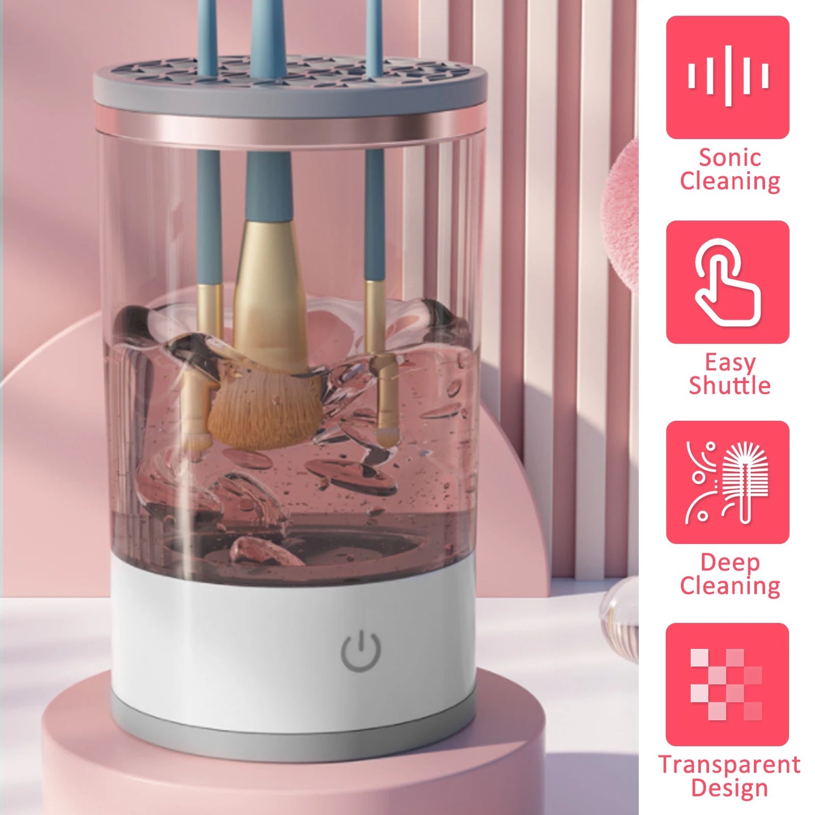 Makeup Brush Washer 🖌️ - Makeup Brush Cleaners - / OkTok Shop