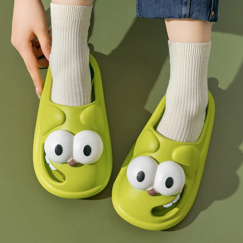 Fun Slippers The Weird and Funny Slippers with a Tongue Out Pouch OkTok